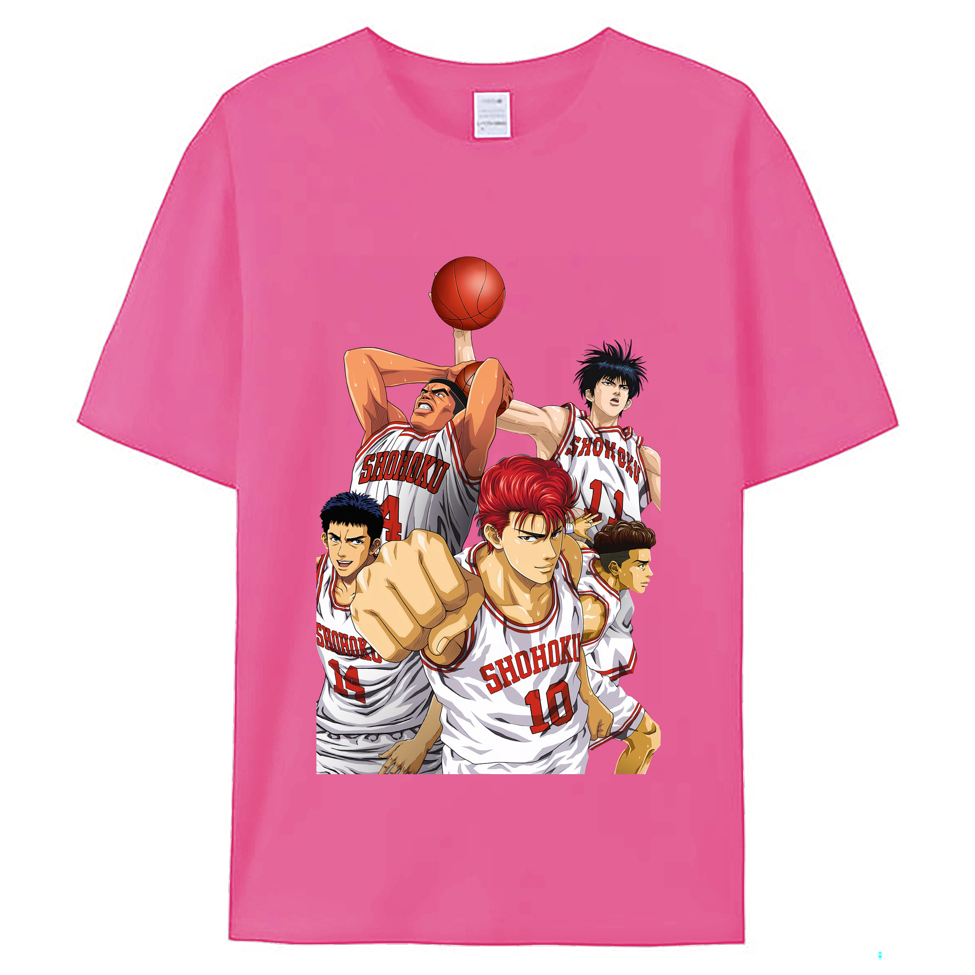 （画像用） SLAM DUNK／スラムダンク レディースカジュアルプリントTシャツ（綿100％）